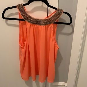 Coral dressy shirt